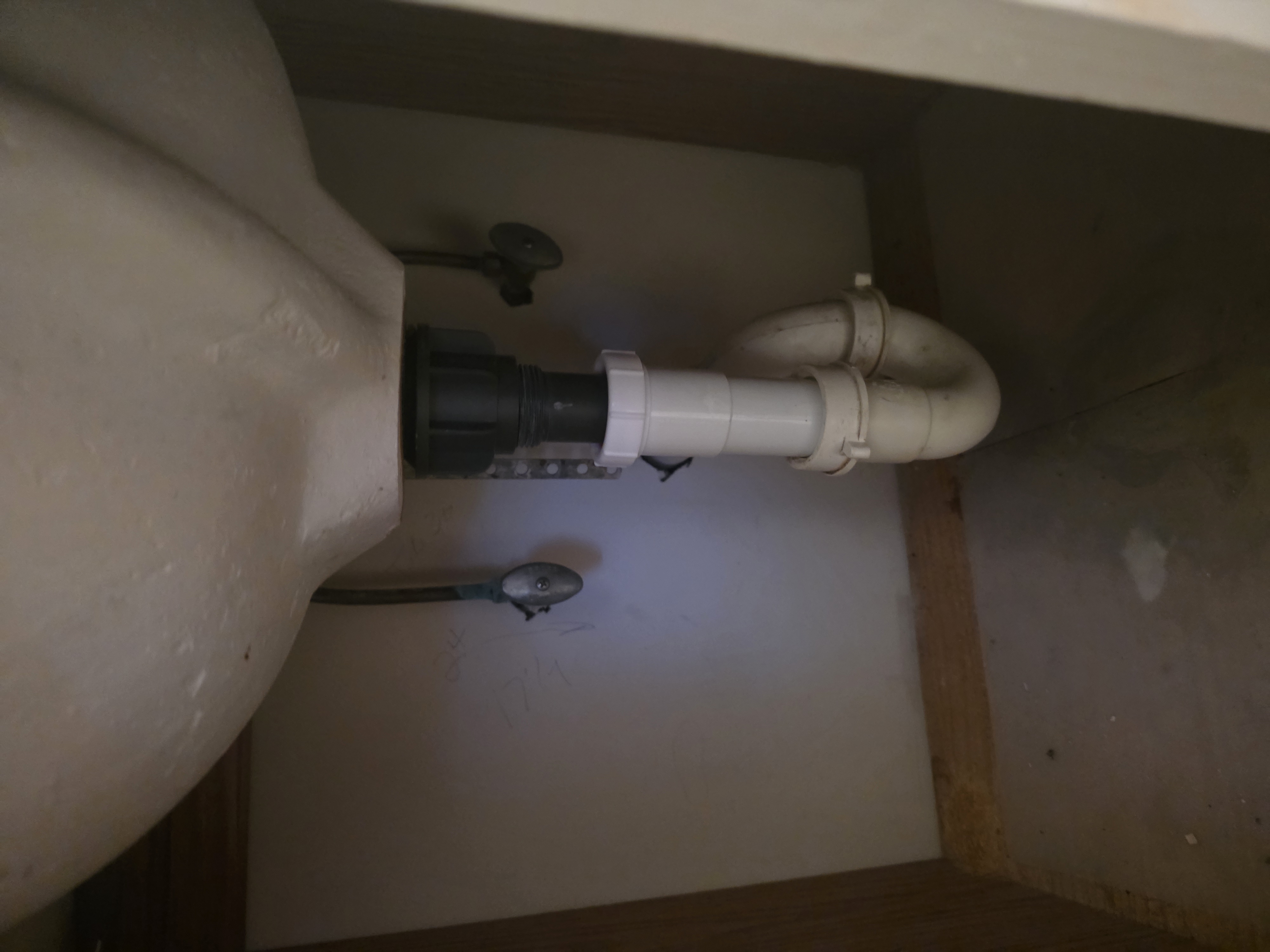 Under-sink drain tailpiece and P-trap